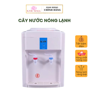 Cây nước nóng lạnh mini Kaw, 2 vòi nóng lạnh, máy làm nóng nhanh