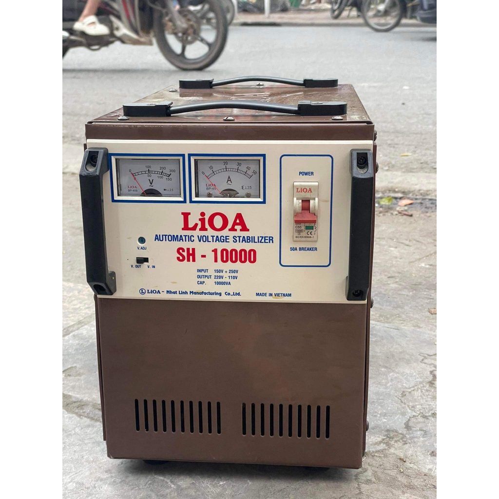 ỔN ÁP LIOA CŨ, 5KVA,7.5KVA,10KVA 1 pha, Lioa SH-5.000,7.500,10.000 LIOA 100% dây đồng