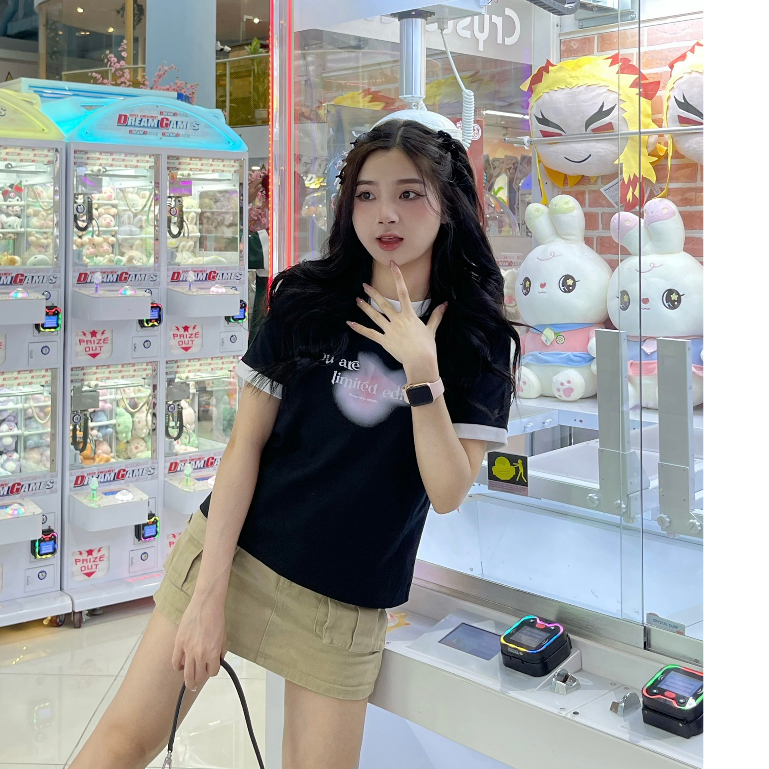 Áo thun Baby Tee Mini Cat unisex phông Nam Nữ Local Brand Chính Hãng Mi Midori