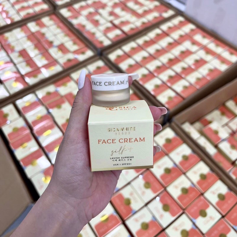 KEM FACE LỤA DƯỠNG DA Ngày - Đêm, FACE SILK CREAM SICA WHITE
