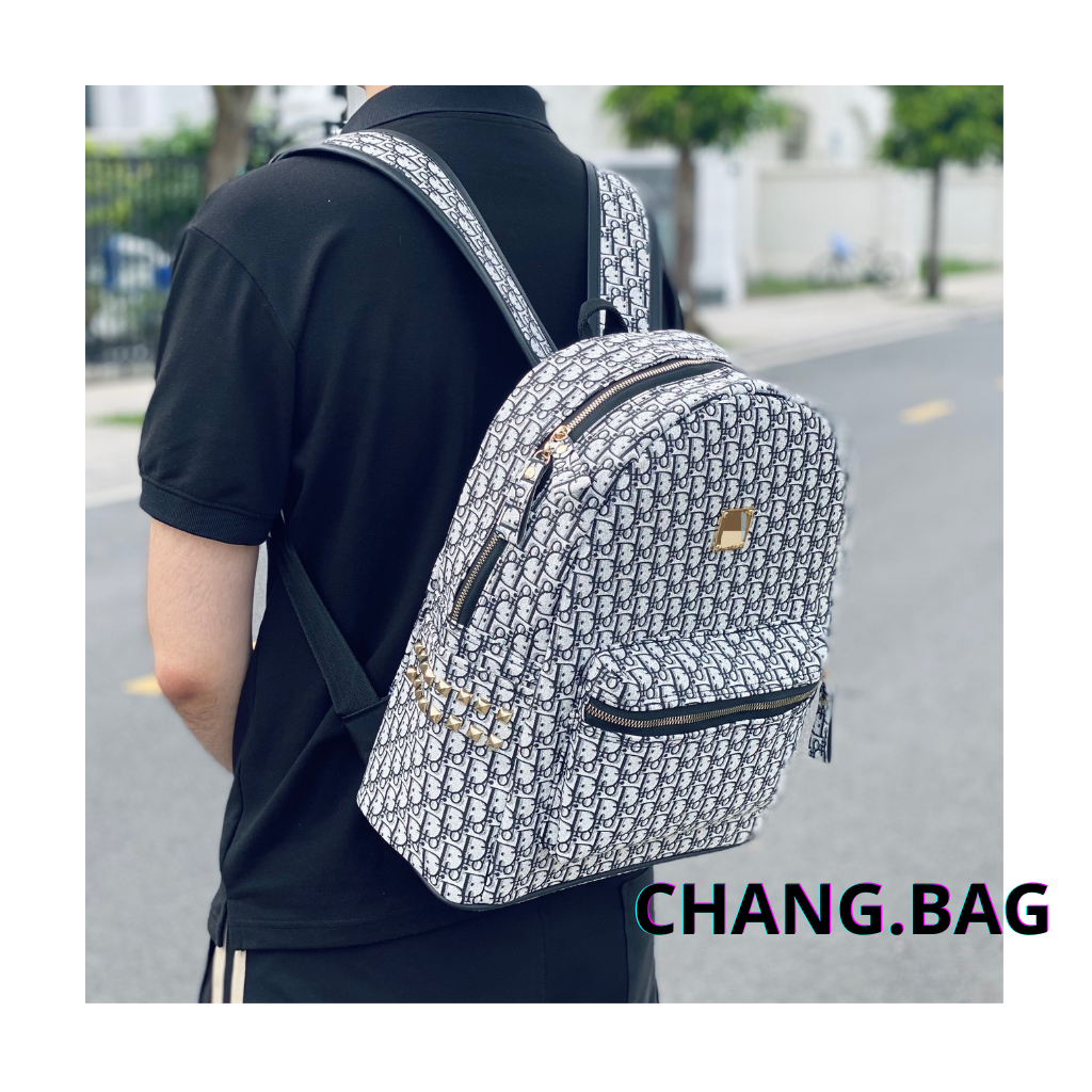 Balo mcm size to, cặp mcm đi học nam nữ, cặp sách da hot trend