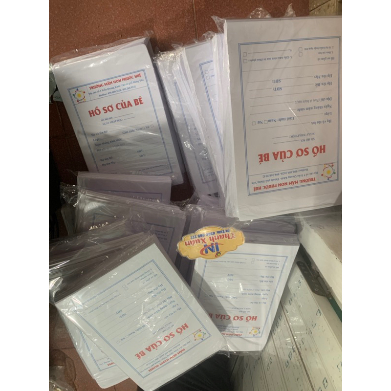 Hồ sơ học sinh đựng vừa a4 25x35cm