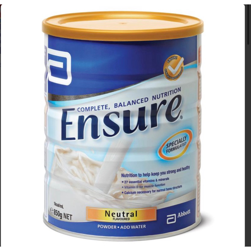 Sữa Ensure 850g neutral