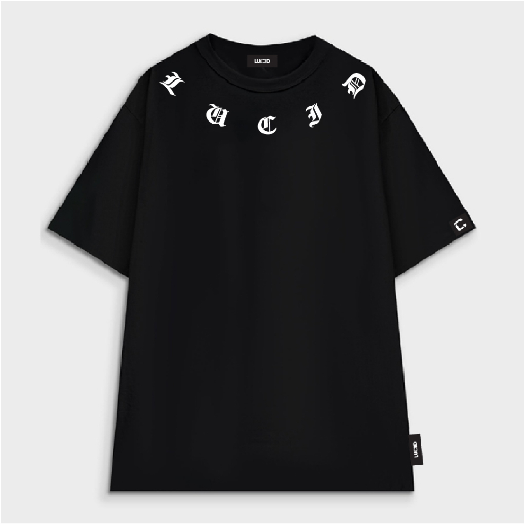 Áo Thun Local Brand Unisex LUCID Neck Nam Nữ Tay Lỡ From Rộng Chất Cotton