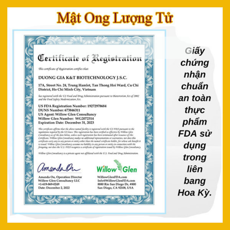 Mật ong lượng tử EZ hôp 10 gói dạng typ tiện lợi