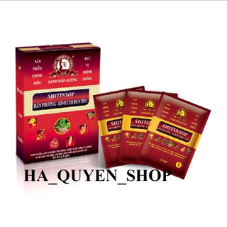 Combo 10 hộp Dầu gội Hán phương linh chi Shitinsoft đen tóc -