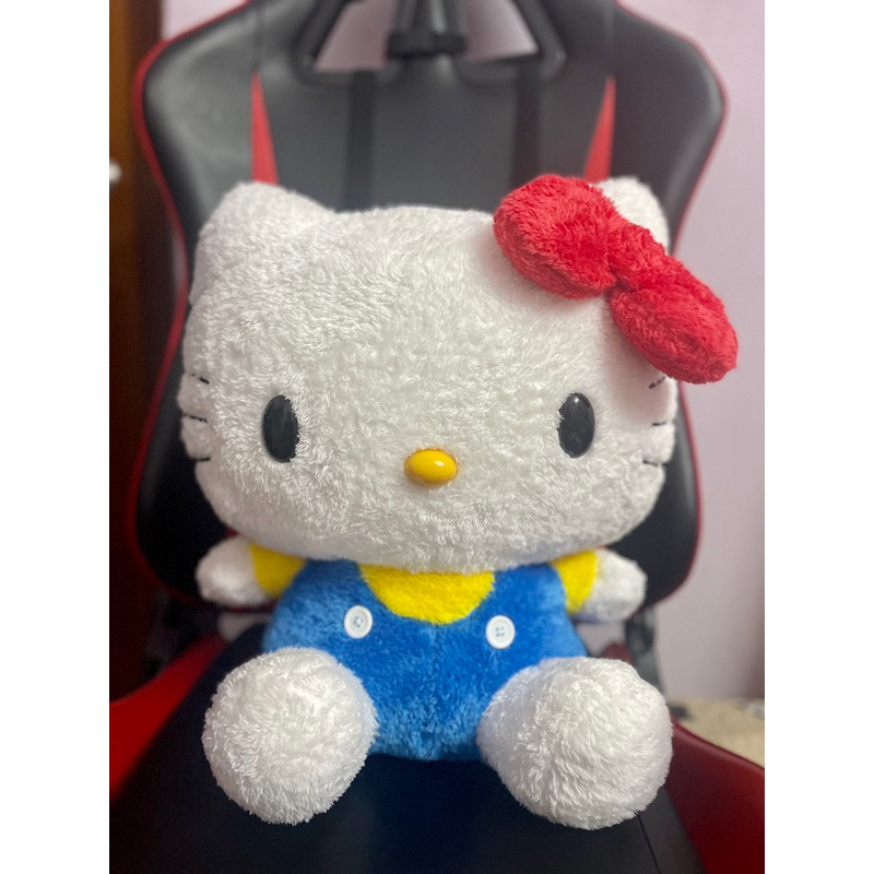Gấu Bông Hello Kitty Blue x Yellow Lông xù đẹp