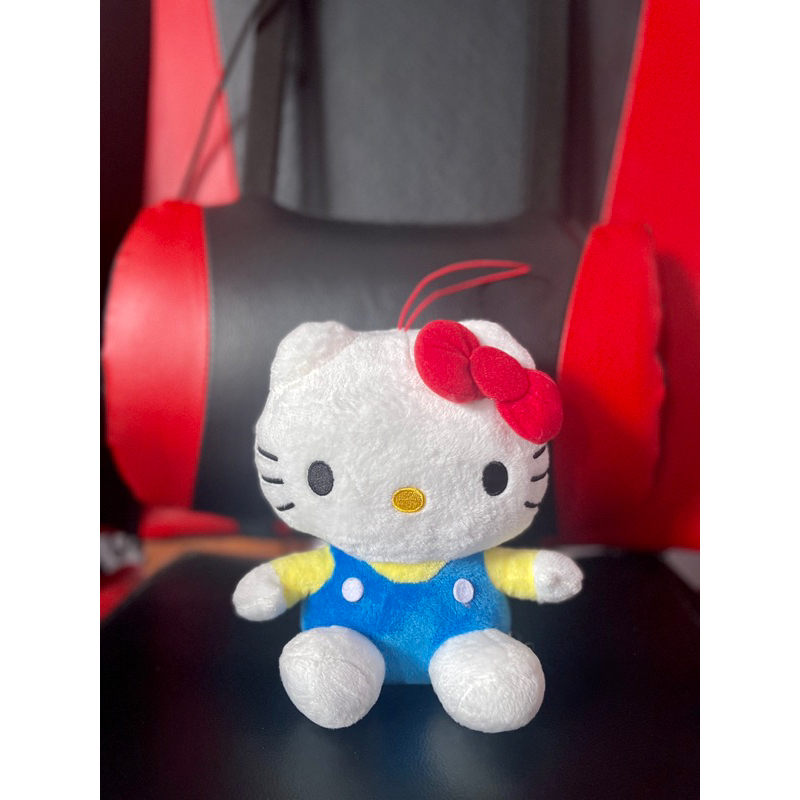 Gấu Bông Hello Kitty Blue x Yellow Lông xù đẹp