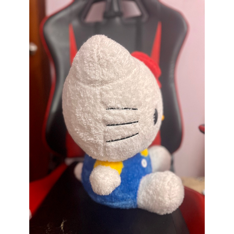 Gấu Bông Hello Kitty Blue x Yellow Lông xù đẹp