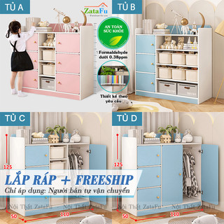 Tủ quần áo quần trẻ em gỗ tqa-46 zatafu