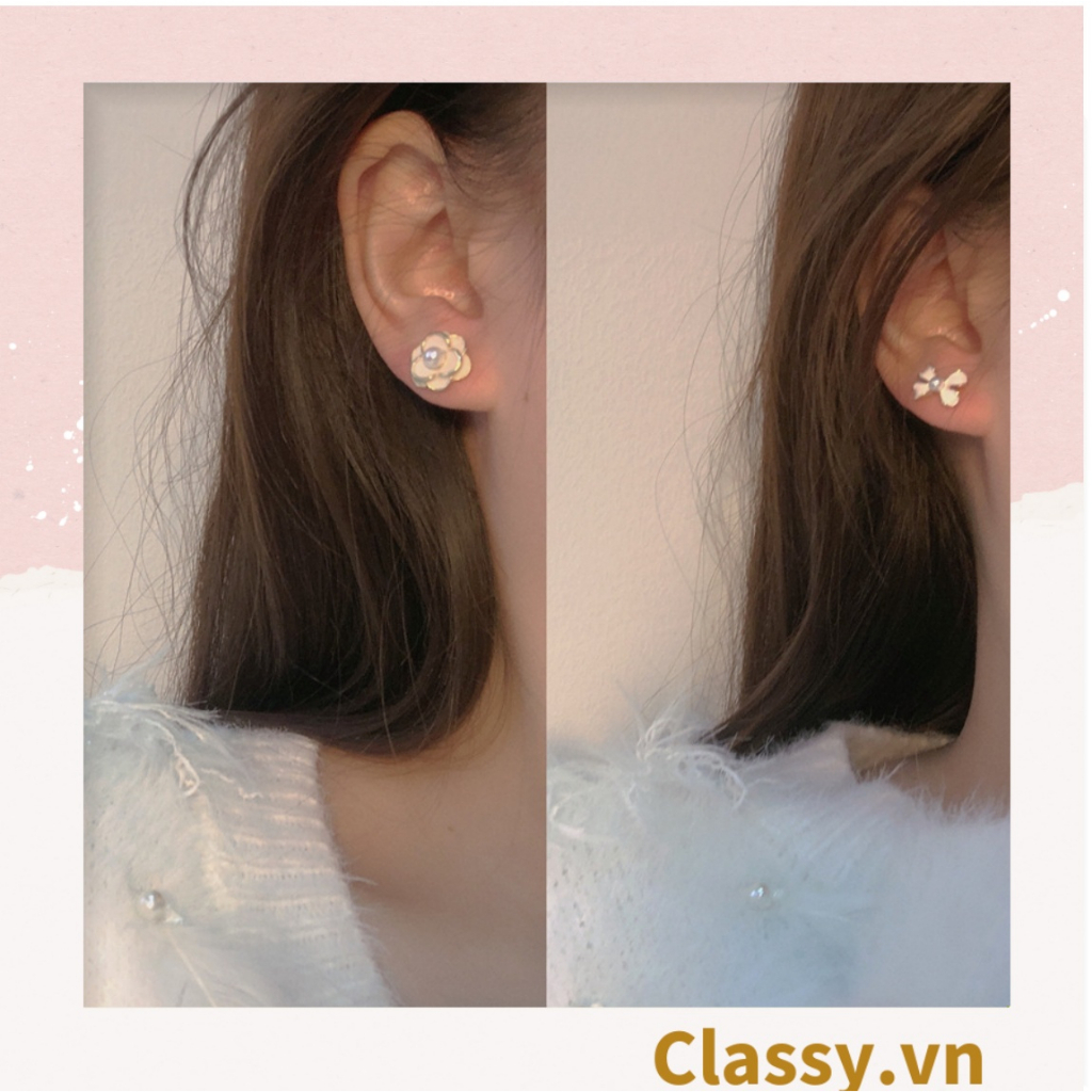 Khuyên tai Bông tai Hoa tai Classy hoa nhiều kiểu dáng độc đáo dễ thương PK1599