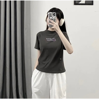 Áo phông babytee áo thun nữ ngắn tay chất cotton in chữ blackpear màu mới cá tính trẻ trung