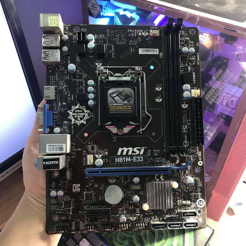 Main H61 H81 B75 B85 các hãng. tặng keo+pin cmos