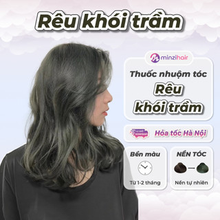 Thuốc nhuộm tóc Rêu Khói Trầm - Không Cần Tẩy Tóc - Minzihair HN