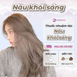 Thuốc nhuộm tóc Nâu Khói Sáng - Lên Từ Nền Nâu - Minzihair HN
