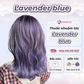 Thuốc nhuộm tóc Lavender Blue (Xanh Tím Oải Hương) - Kèm Tẩy Tóc - Minzihair, Minzihair HN