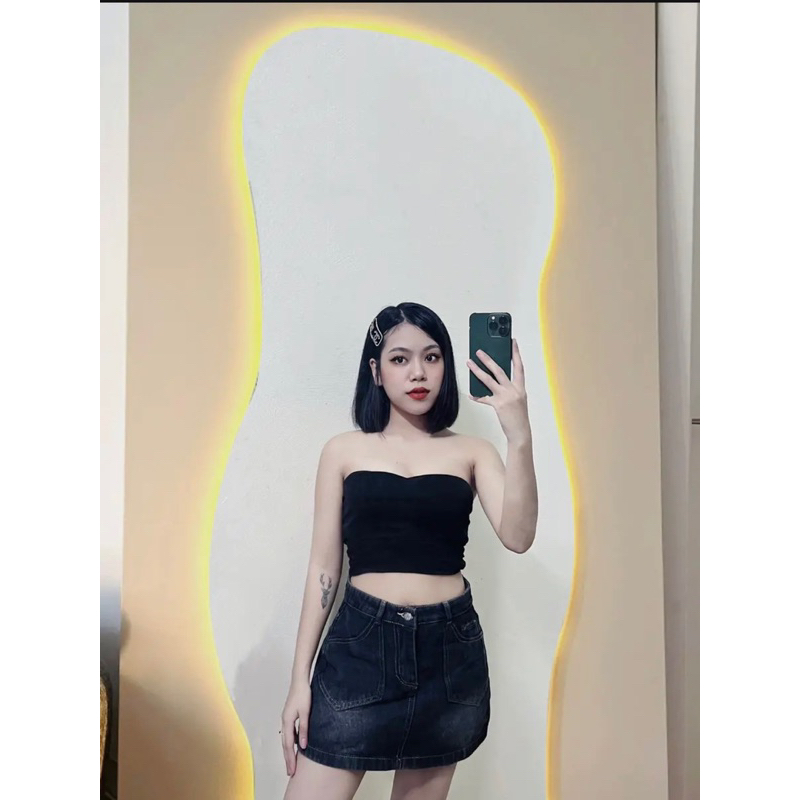 CHÂN VÁY JEAN 2 TÚI QUẢNG CHÂU