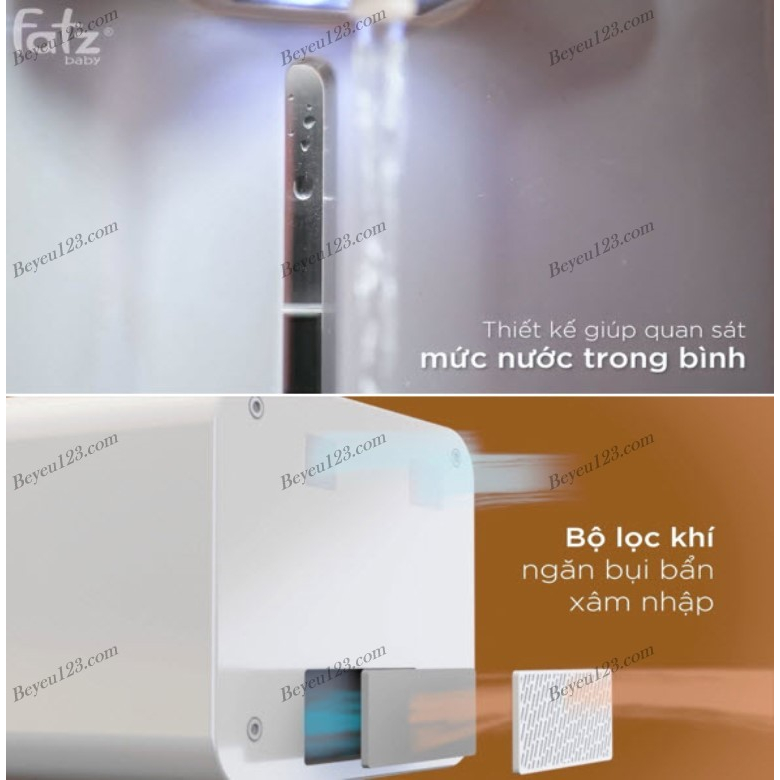MULTI-KING 1 - Máy tiệt trùng sấy khô tia UV UVC LED, đun nước đa năng điện tử 2 trong 1 - Fatzbaby Fatz FB9601TG