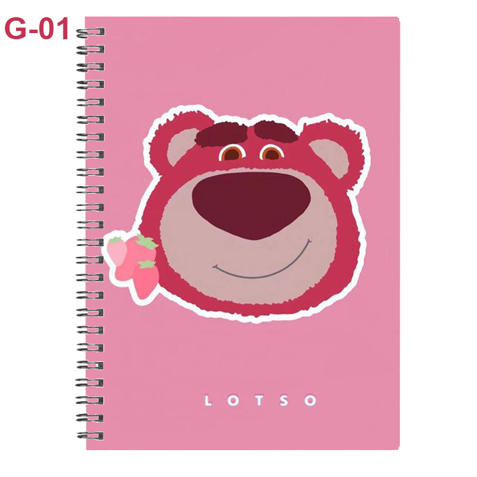 Sổ lò xo Gấu Dâu - Lotso Bear