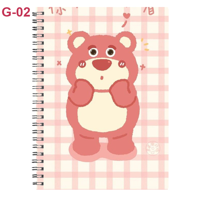 Sổ lò xo Gấu Dâu - Lotso Bear