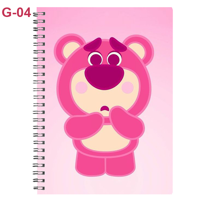 Sổ lò xo Gấu Dâu - Lotso Bear