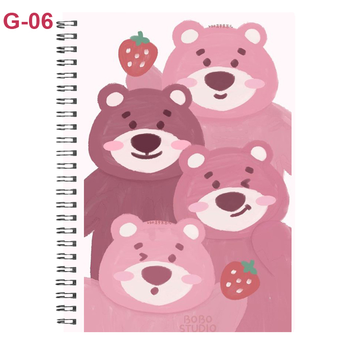 Sổ lò xo Gấu Dâu - Lotso Bear