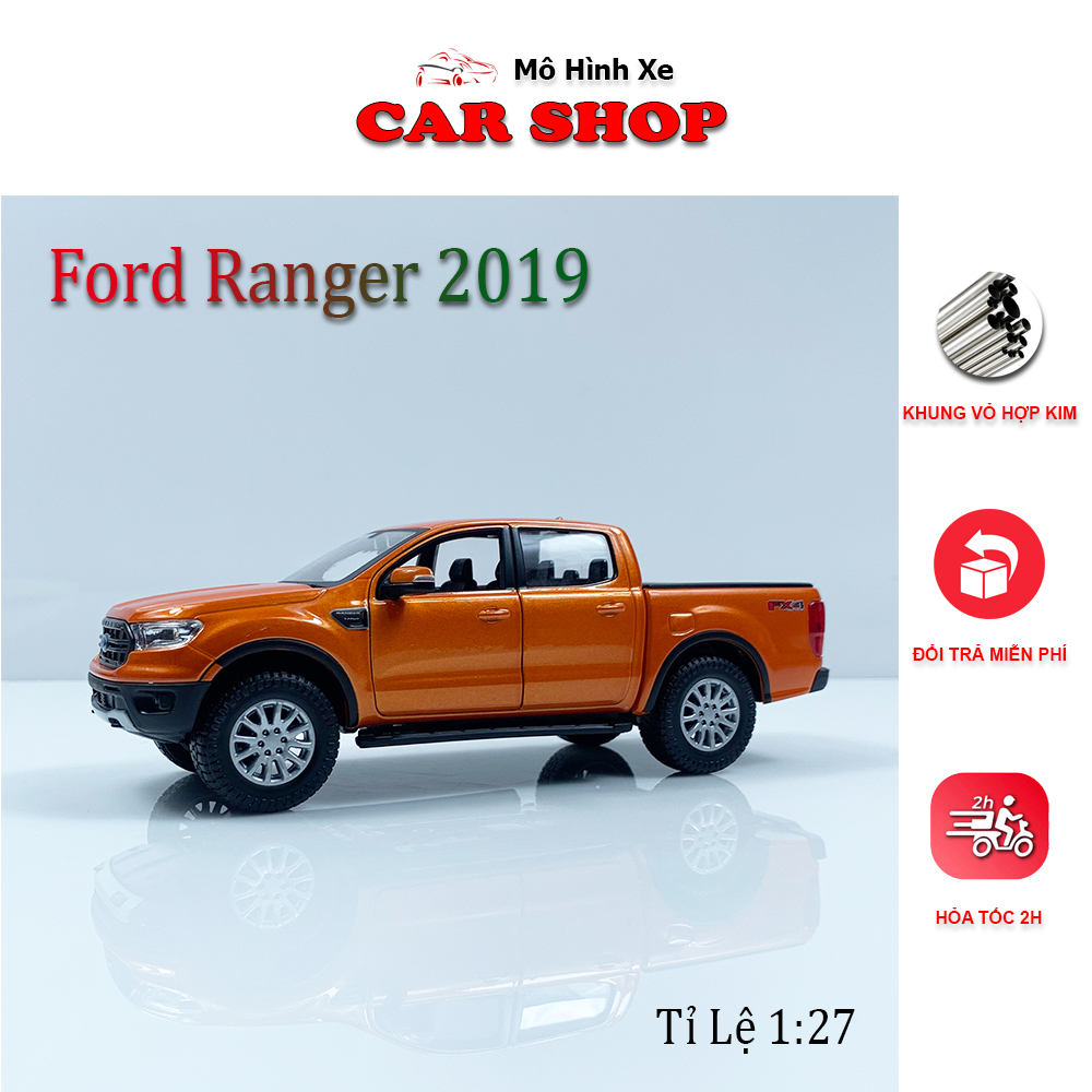 Mô hình xe bán tải Ford Ranger 2019 tỉ lệ 1:27 hãng Maisto