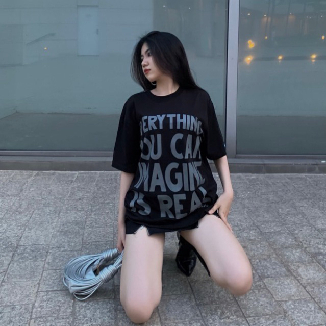 ÁO THUN UNISEX BASIC OVERSIZE PABLO 100% COTTON - MONIS CHÍNH HÃNG