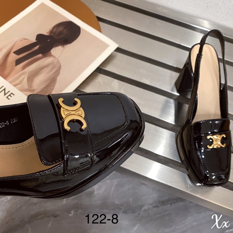 Sandal Khoá Celine Trắng Đen Be Full Size 34-39  -  By Anh Dinh Phuong