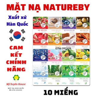 Mặt nạ natureby hàn quốc chính hãng 10 miếng