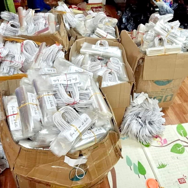 Túi Kính Đựng Hoa Sáp, Hoa Len, Hoa Tươi, Quà Tặng nhiều kích thước chất liệu OPP dày dặn