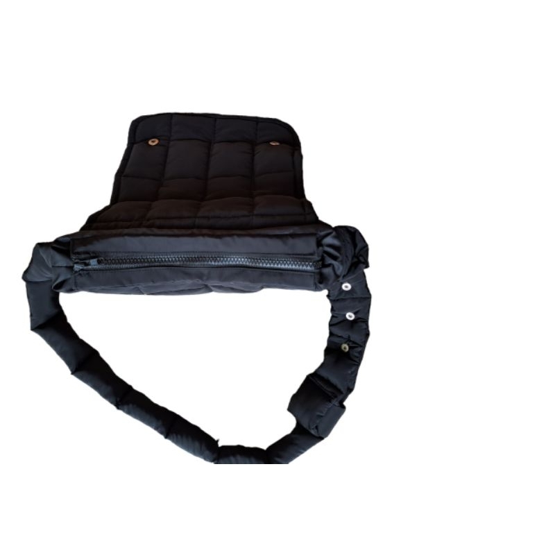 Túi đeo chéo chần bông BẢN NHỎ đi chơi, du lịch dainystore HAI  NẮP