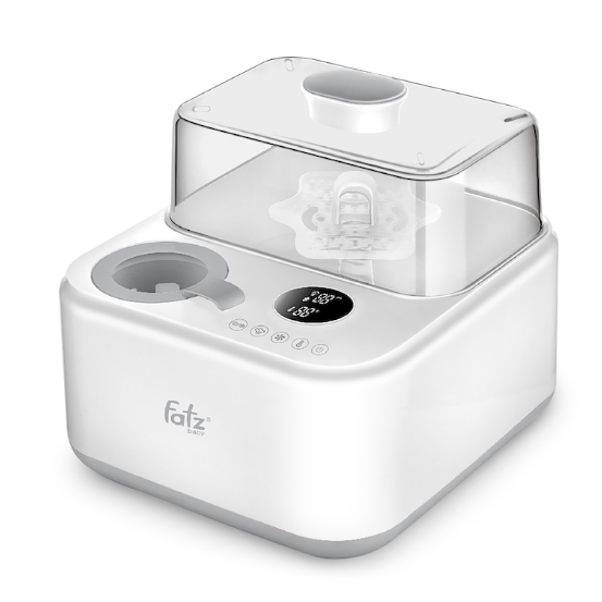 Máy Tiệt Trùng Sấy Khô Nấu Cháo Thông Minh Tích Hợp Hâm Sữa FATZ BABY Captain 1-2, 220-240V AC, 50/60Hz, 500W FB4315SL
