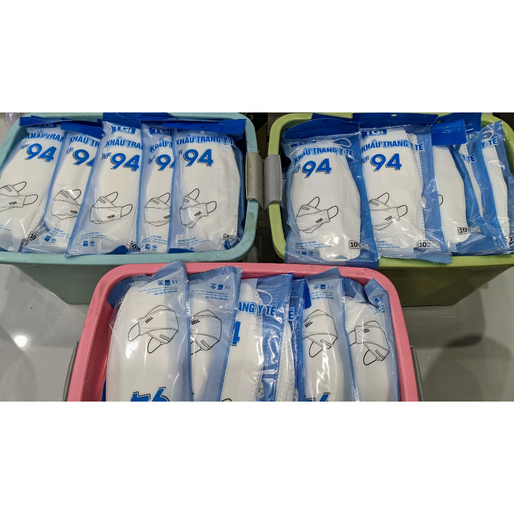 Khẩu Trang Y Tế KF94 TRẦN GIA 4 Lớp Kháng Khuẩn  | NOBORE