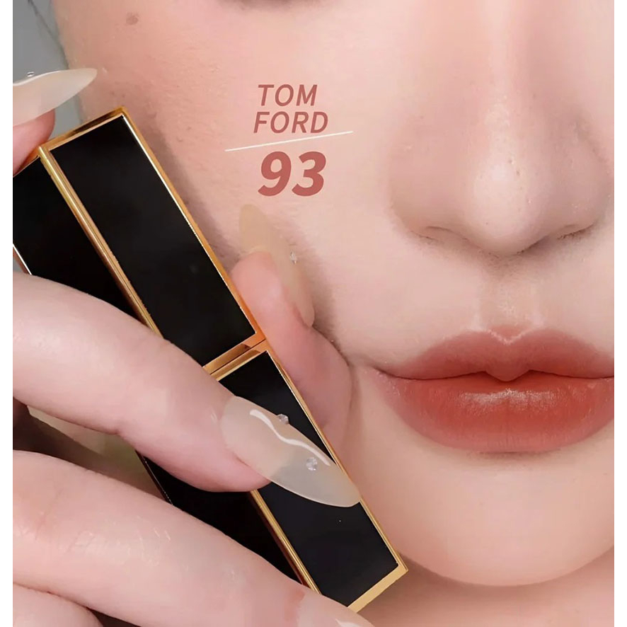 Son Tom Ford 93 màu cam cháy,Invite Only Satin Matte,chất son mịn lì trên môi,độ che phủ cao,Tặng kèm quà xịn sò