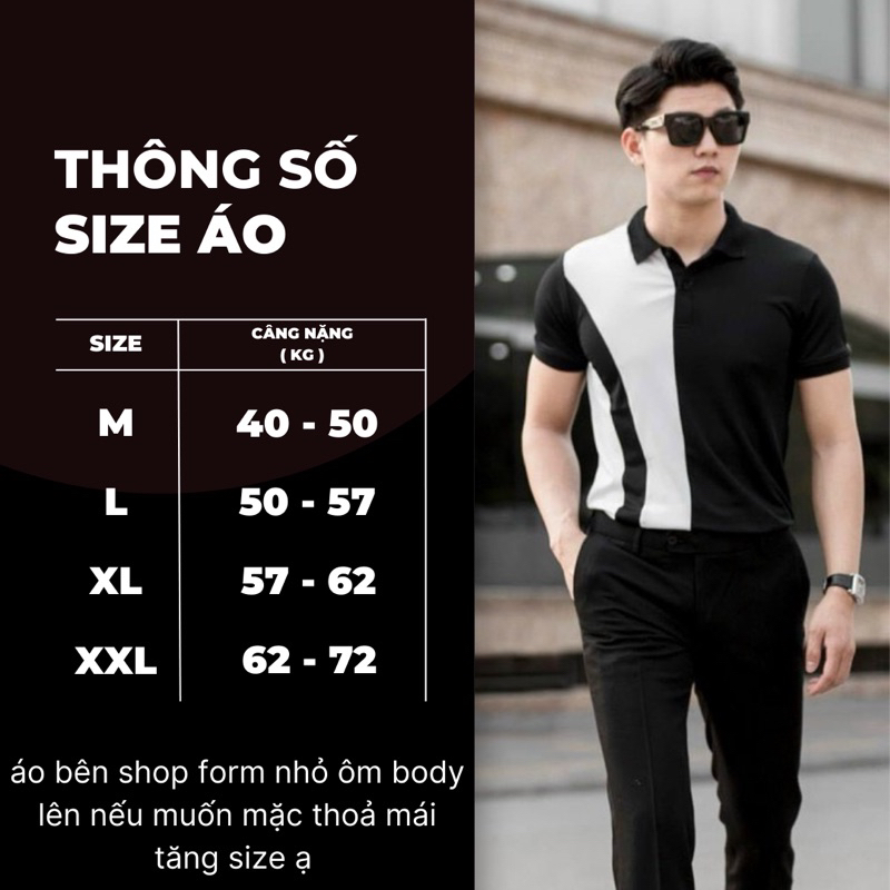 Áo polo nam cao cấp áo loang in hình LV áo thun nam vải cotton thoáng mát form chuẩn