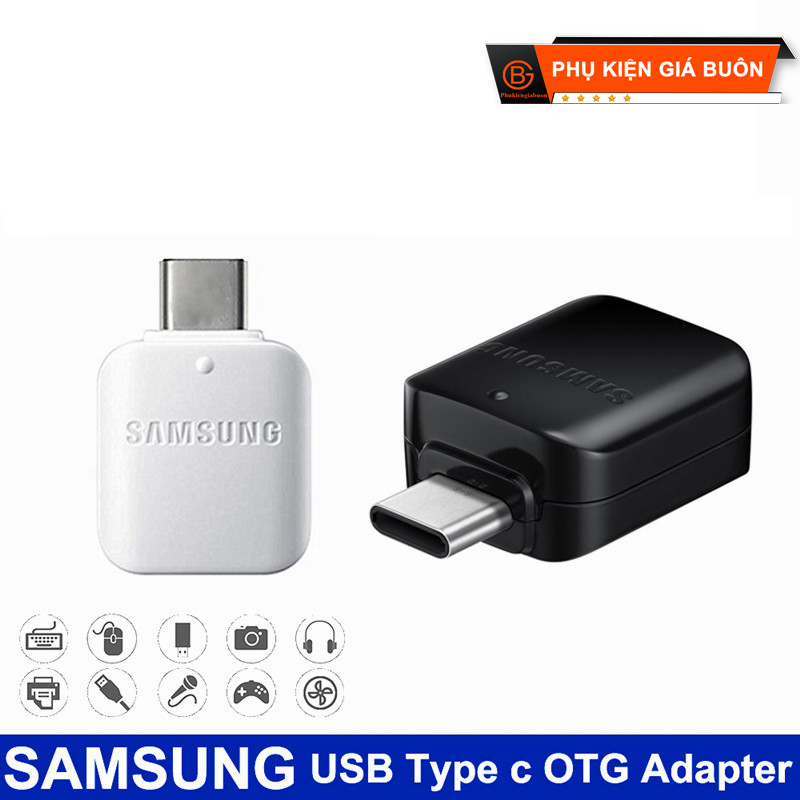 Cổng chuyển đổi OTG Samsung Đầu Type C ra USB - Hàng chính hãng