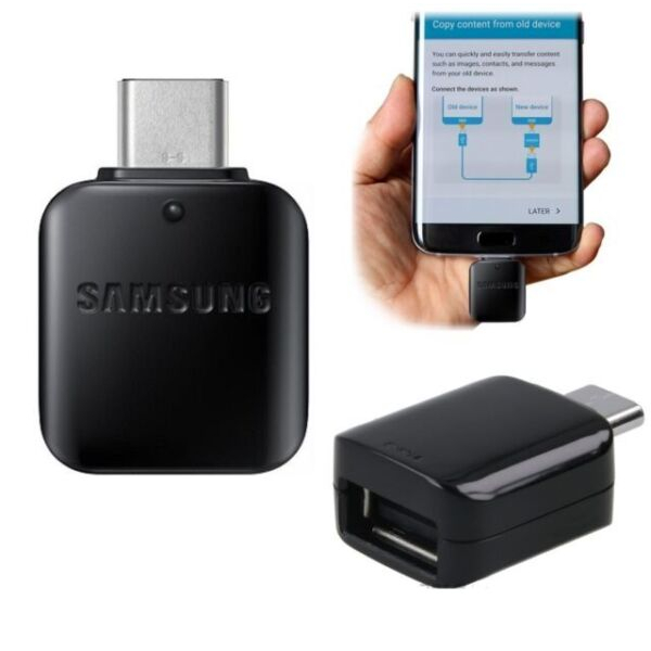 Cổng chuyển đổi OTG Samsung Đầu Type C ra USB - Hàng chính hãng