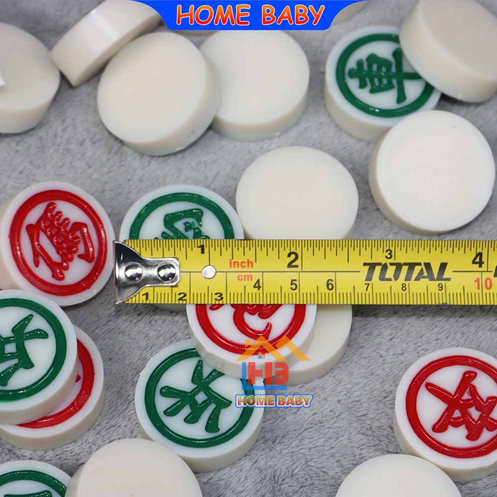 Cờ tướng ĐẶC RUỘT chất liệu nhựa Cao Cấp chịu được va đập mạnh, Bộ đồ chơi Boardgame sản xuất tại Việt Nam - HOME BABY