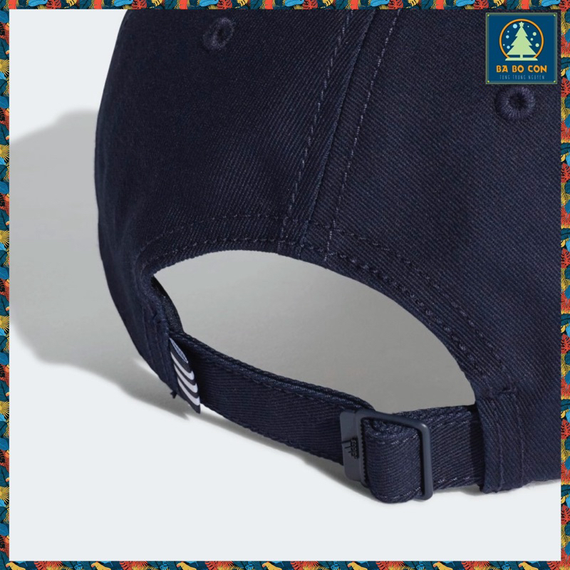 [ Chính Hãng] Mũ Adidas size 58cm - BASEBALL 3-STRIPES TWILL - Navy/White | GE0750