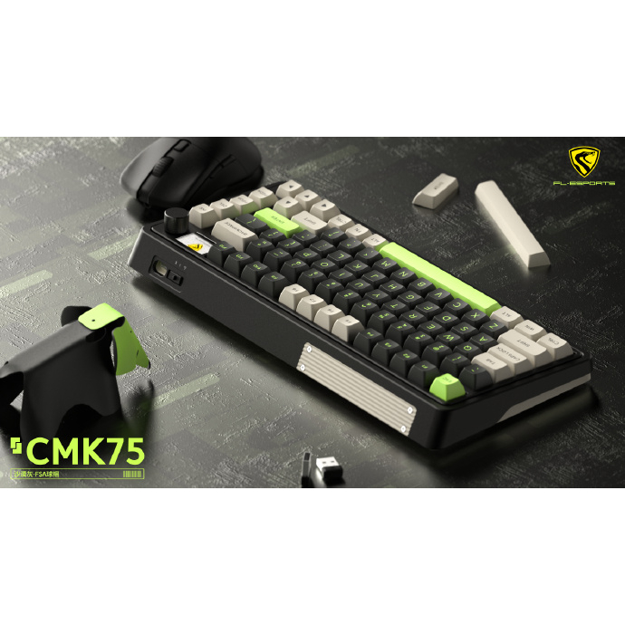 Bàn phím cơ FL-Esports CMK75 Màn TFT - Mạch xuôi - 3 Mode