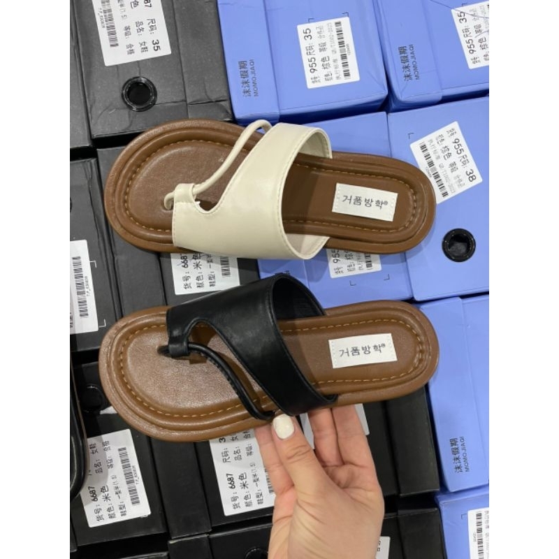 Dép xỏ ngón mùa hè êm chân đế su chống trượt