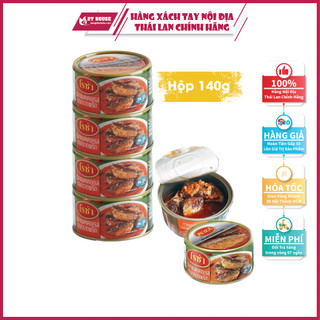 Cá hộp Roza Thái Lan cá thu chiên sốt chua cay siêu thơm ngon lốc 4 hộp - 2T House Shop