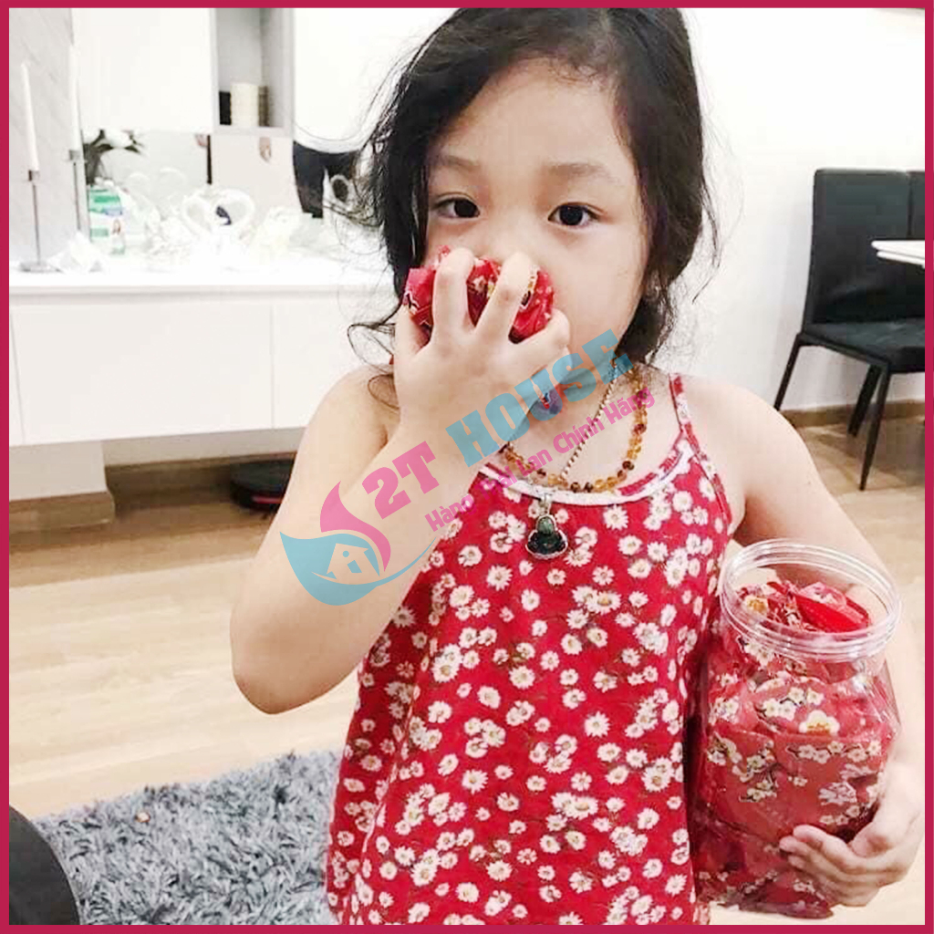 Kẹo xí muội ô mai hoa anh đào/kẹo tuổi thơ cho bé Thái Lan hộp 100 gói 2T House Shop Hàng Thái Lan Nội Địa Chính Hãng