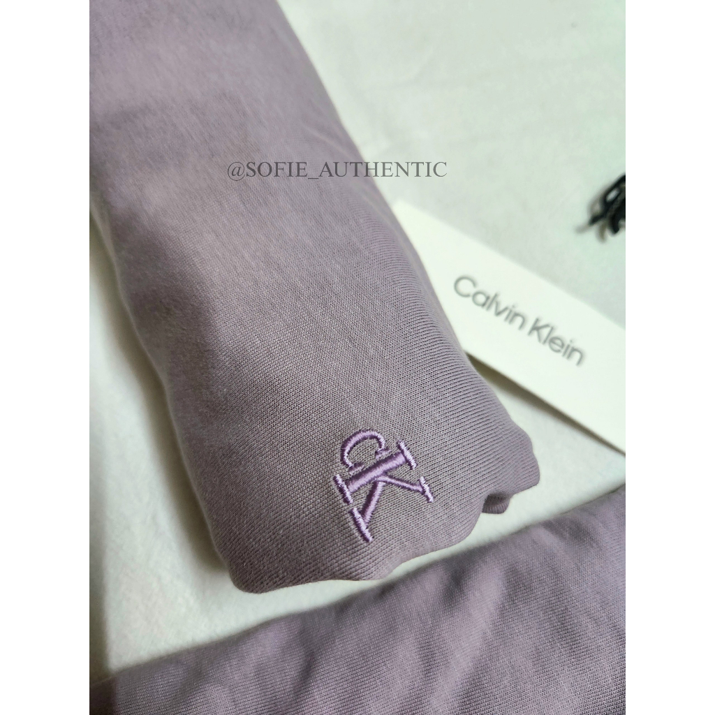 Áo Thun Nam CK Smooth Cotton Solid Crewneck T-Shirt