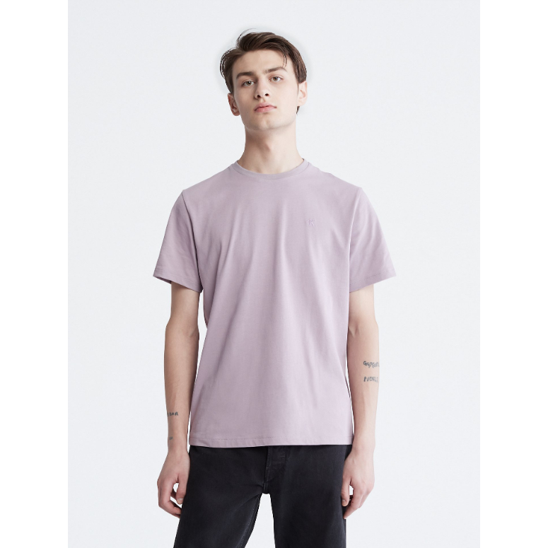 Áo Thun Nam CK Smooth Cotton Solid Crewneck T-Shirt