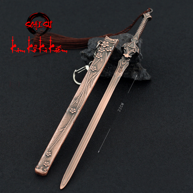 Mô hình Đào Hoa Kiếm 22CM - Triệu Ngọc Chân - Thiếu Niên Ca Hành