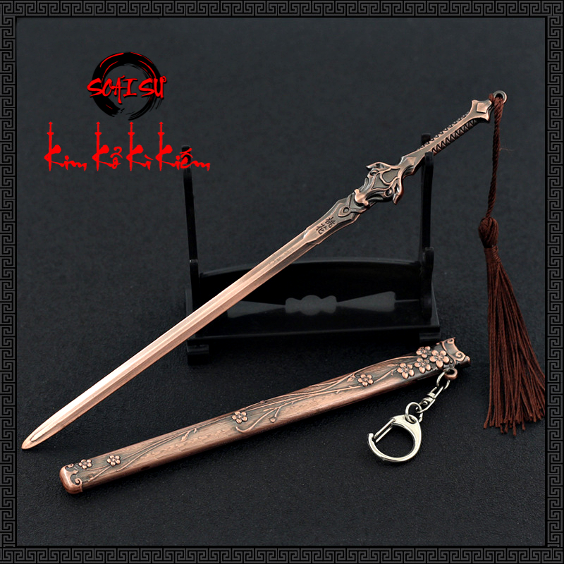 Mô hình Đào Hoa Kiếm 22CM - Triệu Ngọc Chân - Thiếu Niên Ca Hành