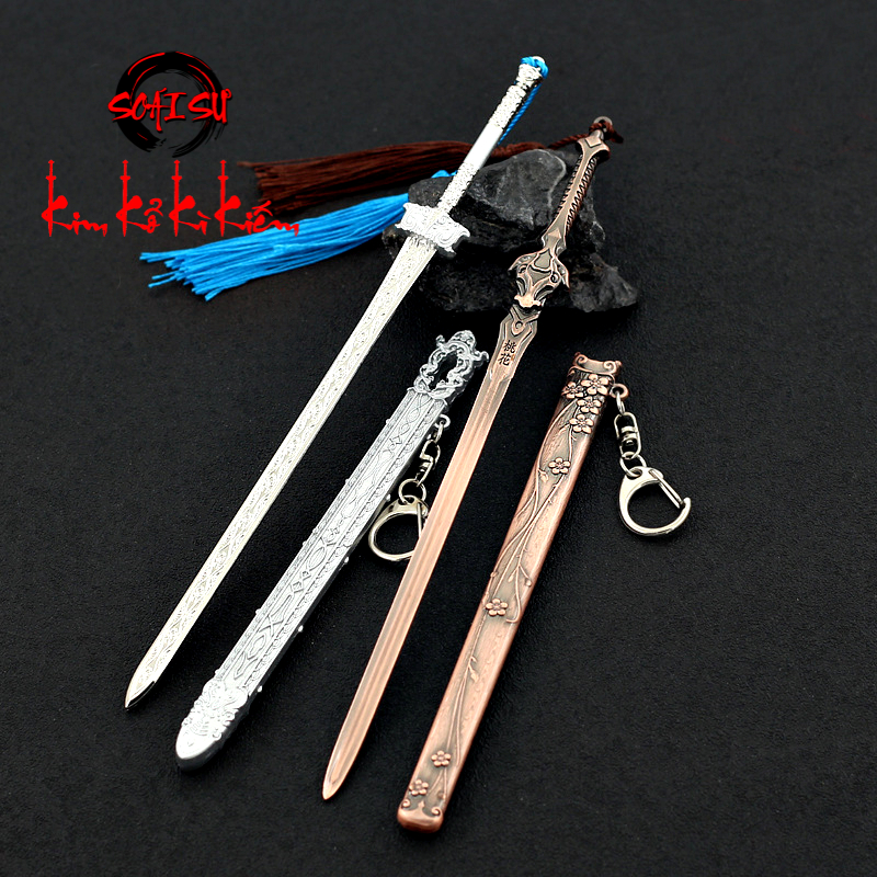 Mô hình Đào Hoa Kiếm 22CM - Triệu Ngọc Chân - Thiếu Niên Ca Hành