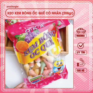 Kẹo kem bông ốc quế có nhân ( 208g)